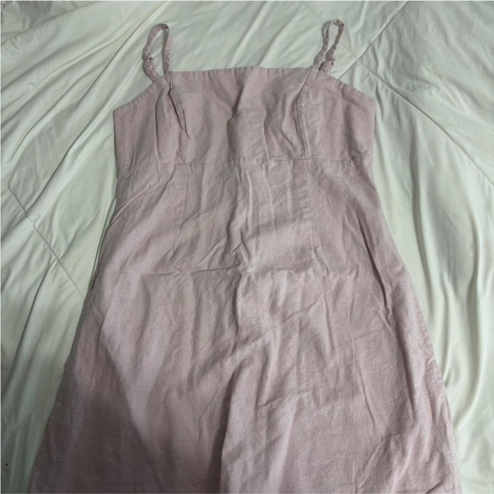 Elegant Pink Mini Dress